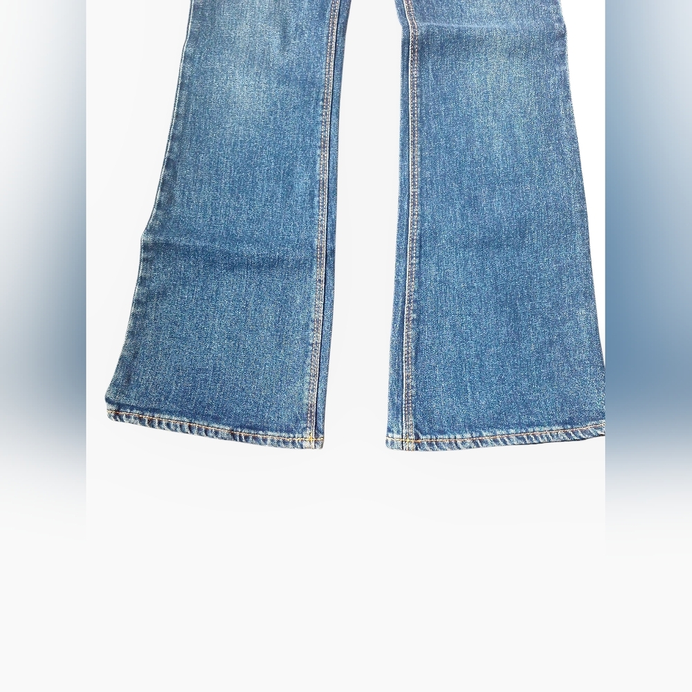 Old Navy Blue Flare Wide Leg Jeans - Picture 4 of 8